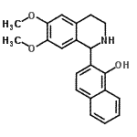 CAS#: 897035-11-9, 2-(6,7-Dimethoxy-1,2,3,4-tetrahydro-1-isoquinolinyl)-1-naphthol