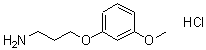 CAS 登录号：89718-96-7， 3-(3-甲氧基苯氧基)-1-丙胺盐酸盐(1:1)