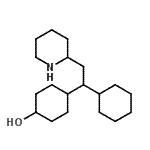 CAS#: 89787-89-3, 4-[1-Cyclohexyl-2-(2-piperidinyl)ethyl]cyclohexanol