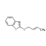 CAS#: 89805-98-1, 2-[(2E)-2-Buten-1-ylsulfanyl]-1,3-benzothiazole