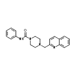CAS#: 898235-65-9, N-Phenyl-4-(2-quinolinylmethyl)-1-piperazinecarboxamide