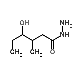 CAS 登录号：89850-83-9， 4-羟基-3-甲基己烷酰肼