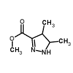 CAS 登录号：89851-92-3， 甲基4,5-二甲基-4,5-二氢-1H-吡唑-3-羧酸酯