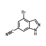 CAS#: 898746-96-8, 4-Bromo-1H-indazole-6-carbonitrile