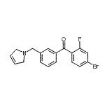 CAS#: 898749-35-4, (4-Bromo-2-fluorophenyl)[3-(2,5-dihydro-1H-pyrrol-1-ylmethyl)phenyl]methanone