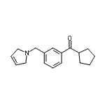 CAS#: 898749-72-9, Cyclopentyl[3-(2,5-dihydro-1H-pyrrol-1-ylmethyl)phenyl]methanone