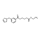 CAS#: 898749-80-9, Ethyl 6-[3-(2,5-dihydro-1H-pyrrol-1-ylmethyl)phenyl]-6-oxohexanoate