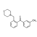 CAS 登录号：898749-90-1， (3-甲基苯基)[2-(4-吗啉基甲基)苯基]甲酮