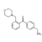 CAS#: 898750-26-0, [4-(Methylsulfanyl)phenyl][2-(4-morpholinylmethyl)phenyl]methanone