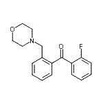 CAS 登录号：898750-74-8， (2-氟苯基)[2-(4-吗啉基甲基)苯基]甲酮