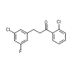 CAS#: 898750-91-9, 3-(3-Chloro-5-fluorophenyl)-1-(2-chlorophenyl)-1-propanone
