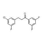 CAS#: 898751-52-5, 3-(3-Chloro-5-fluorophenyl)-1-(3,5-difluorophenyl)-1-propanone