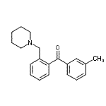 CAS 登录号：898751-68-3， (3-甲基苯基)[2-(1-哌啶基甲基)苯基]甲酮