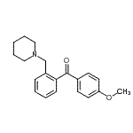 CAS#: 898751-80-9, (4-Methoxyphenyl)[2-(1-piperidinylmethyl)phenyl]methanone