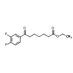 CAS#: 898752-28-8, Ethyl 7-(3,4-difluorophenyl)-7-oxoheptanoate