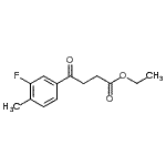 CAS#: 898752-55-1, Ethyl 4-(3-fluoro-4-methylphenyl)-4-oxobutanoate