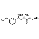 CAS#: 898753-53-2, Ethyl 4-(3-methoxyphenyl)-2,2-dimethyl-4-oxobutanoate