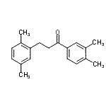 CAS 登录号：898753-60-1， 3-(2,5-二甲基苯基)-1-(3,4-二甲基苯基)-1-丙酮