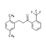 CAS#: 898753-81-6, 3-(2,5-Dimethylphenyl)-1-[2-(trifluoromethyl)phenyl]-1-propanone