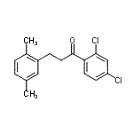 CAS 登录号：898753-98-5， 1-(2,4-二氯苯基)-3-(2,5-二甲基苯基)-1-丙酮