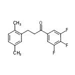 CAS#: 898754-12-6, 3-(2,5-Dimethylphenyl)-1-(3,4,5-trifluorophenyl)-1-propanone