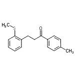 CAS#: 898754-23-9, 1-(4-Methylphenyl)-3-[2-(methylsulfanyl)phenyl]-1-propanone