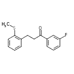 CAS#: 898754-66-0, 1-(3-Fluorophenyl)-3-[2-(methylsulfanyl)phenyl]-1-propanone