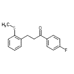 CAS#: 898754-69-3, 1-(4-Fluorophenyl)-3-[2-(methylsulfanyl)phenyl]-1-propanone