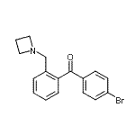 CAS 登录号：898754-71-7， [2-(1-氮杂环丁基甲基)苯基](4-溴苯基)甲酮