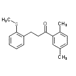 CAS#: 898754-78-4, 1-(2,5-Dimethylphenyl)-3-[2-(methylsulfanyl)phenyl]-1-propanone