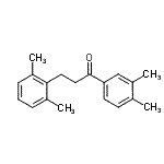 CAS 登录号：898754-90-0， 3-(2,6-二甲基苯基)-1-(3,4-二甲基苯基)-1-丙酮