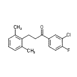 CAS#: 898754-98-8, 1-(3-Chloro-4-fluorophenyl)-3-(2,6-dimethylphenyl)-1-propanone