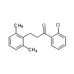 CAS 登录号：898755-00-5， 1-(2-氯苯基)-3-(2,6-二甲基苯基)-1-丙酮