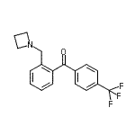 CAS#: 898755-11-8, [2-(1-Azetidinylmethyl)phenyl][4-(trifluoromethyl)phenyl]methanone