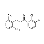 CAS 登录号：898755-18-5， 1-(2,3-二氯苯基)-3-(2,6-二甲基苯基)-1-丙酮