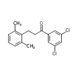 CAS 登录号：898755-26-5， 1-(3,5-二氯苯基)-3-(2,6-二甲基苯基)-1-丙酮