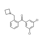 CAS#: 898755-29-8, [2-(1-Azetidinylmethyl)phenyl](3,5-dichlorophenyl)methanone