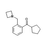 CAS 登录号：898755-47-0， [2-(1-氮杂环丁基甲基)苯基](环戊基)甲酮