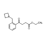 CAS#: 898755-53-8, Ethyl 4-[2-(1-azetidinylmethyl)phenyl]-4-oxobutanoate