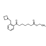 CAS#: 898755-61-8, Ethyl 7-[2-(1-azetidinylmethyl)phenyl]-7-oxoheptanoate
