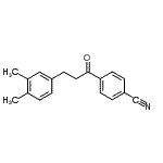 CAS#: 898755-76-5, 4-[3-(3,4-Dimethylphenyl)propanoyl]benzonitrile