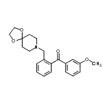 CAS#: 898755-80-1, [2-(1,4-Dioxa-8-azaspiro[4.5]dec-8-ylmethyl)phenyl](3-methoxyphenyl)methanone