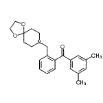 CAS#: 898756-15-5, (3,5-Dimethylphenyl)[2-(1,4-dioxa-8-azaspiro[4.5]dec-8-ylmethyl)phenyl]methanone