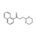 CAS#: 898756-26-8, 3-(1,3-Dioxan-2-yl)-1-(1-naphthyl)-1-propanone