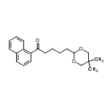 CAS#: 898756-32-6, 5-(5,5-Dimethyl-1,3-dioxan-2-yl)-1-(1-naphthyl)-1-pentanone