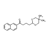 CAS#: 898756-38-2, 4-(5,5-Dimethyl-1,3-dioxan-2-yl)-1-(2-naphthyl)-1-butanone