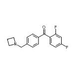 CAS#: 898757-03-4, [4-(1-Azetidinylmethyl)phenyl](2,4-difluorophenyl)methanone