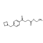 CAS#: 898757-19-2, Ethyl 4-[4-(1-azetidinylmethyl)phenyl]-4-oxobutanoate