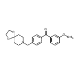 CAS#: 898757-52-3, [4-(1,4-Dioxa-8-azaspiro[4.5]dec-8-ylmethyl)phenyl](3-methoxyphenyl)methanone