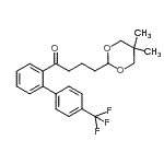 CAS#: 898757-59-0, 4-(5,5-Dimethyl-1,3-dioxan-2-yl)-1-[4'-(trifluoromethyl)-2-biphenylyl]-1-butanone